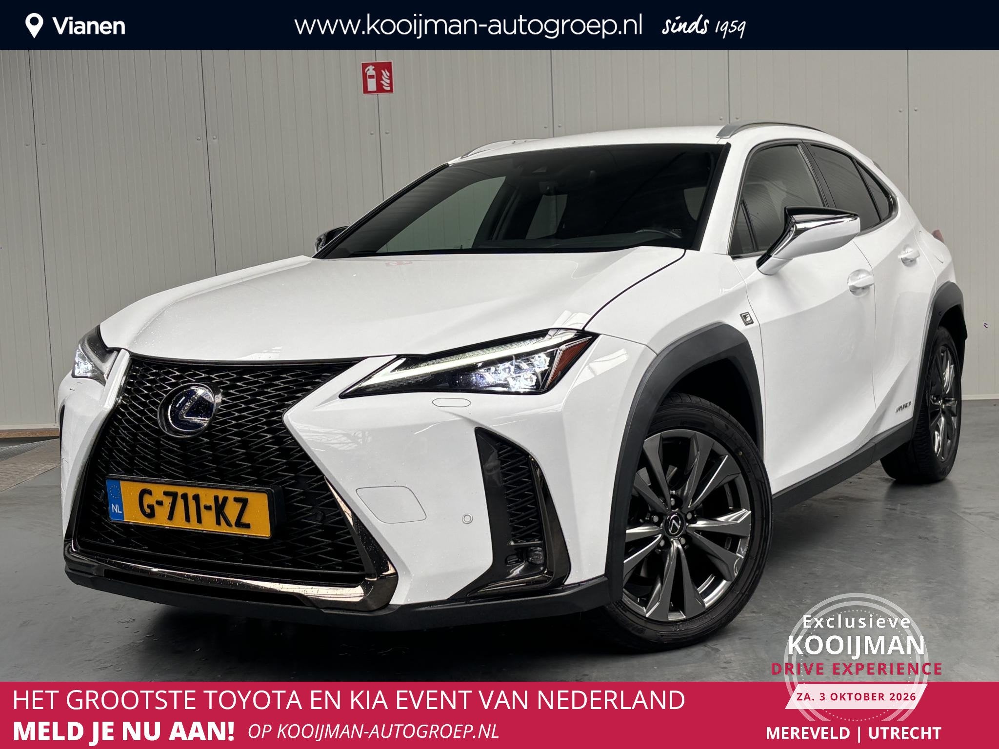 Lexus UX 250h F Sport Line, Auto's, Stof, Gebruikt, 4 cilinders, Origineel Nederlands