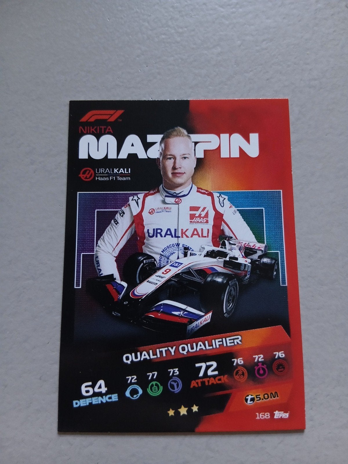 Nikita Mazepin Topps Turbo Attax 2021 F1 Trading Card, Ophalen of Verzenden, Zo goed als nieuw, Formule 1