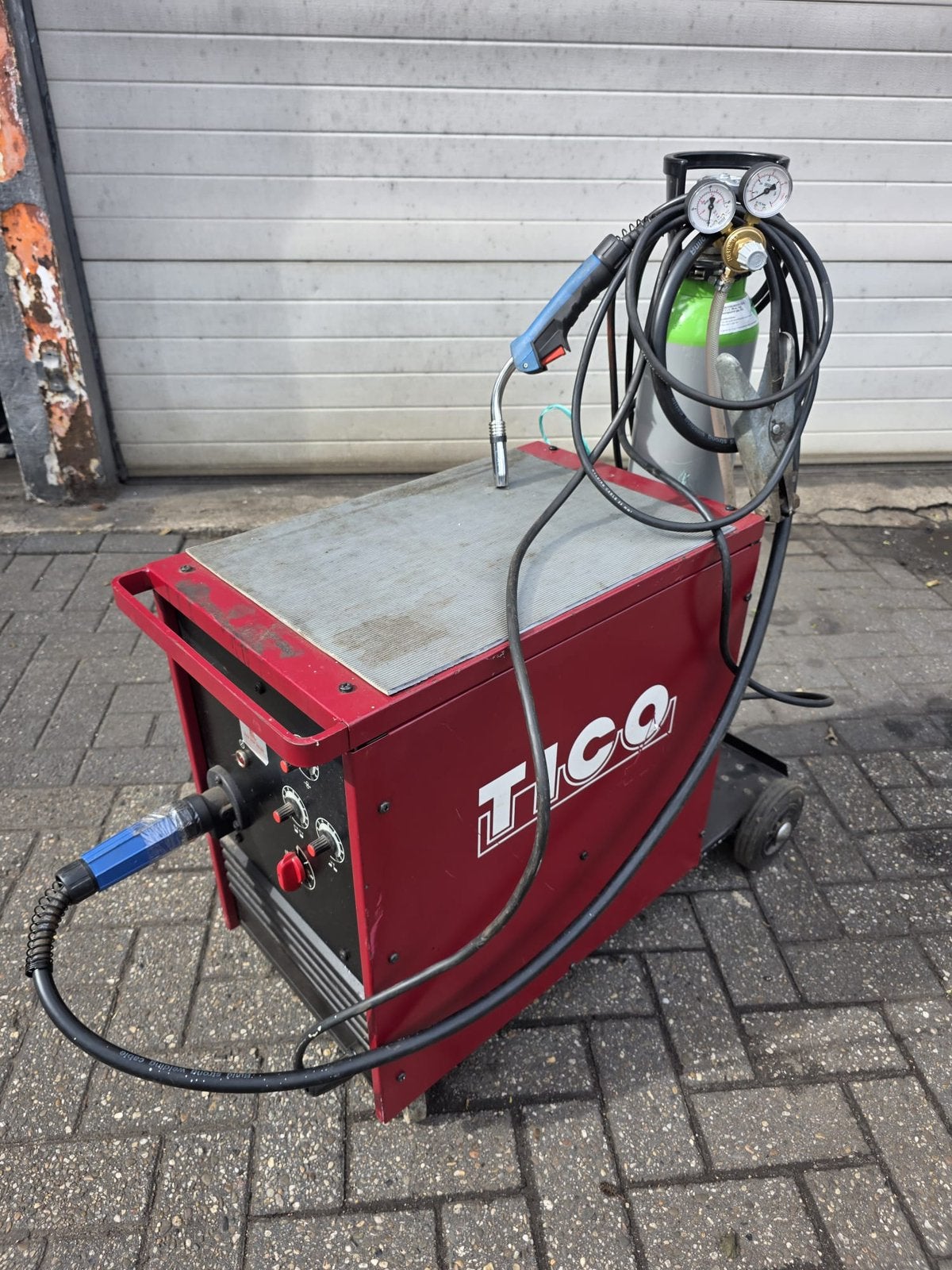 Complete tico co2 lasapparaat 160 ampere 220 volt, Ophalen, Zo goed als nieuw