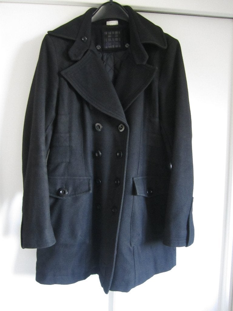 Street One winterjas wol maat 40 zwart, Kleding | Dames, Jassen | Winter, Maat 38/40 (M), Zwart, Street One, Ophalen of Verzenden