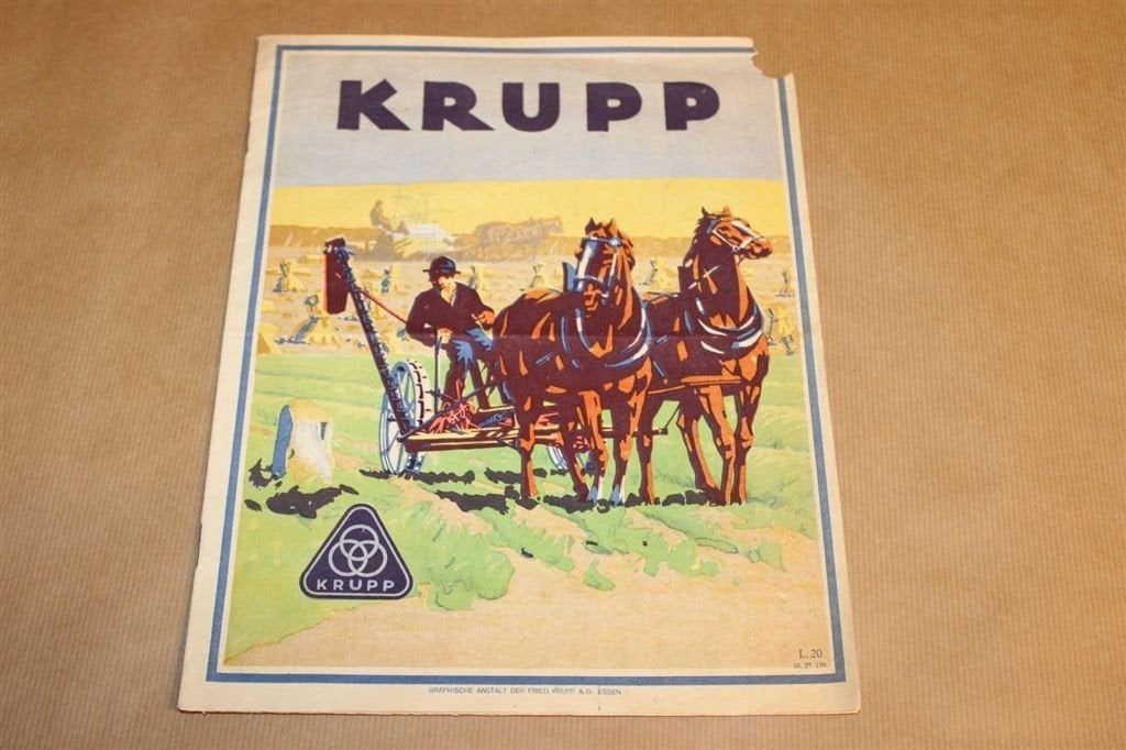Zeldzame catalogus - Krupp landbouwmachines - 1927 !!, Ophalen of Verzenden, Gelezen
