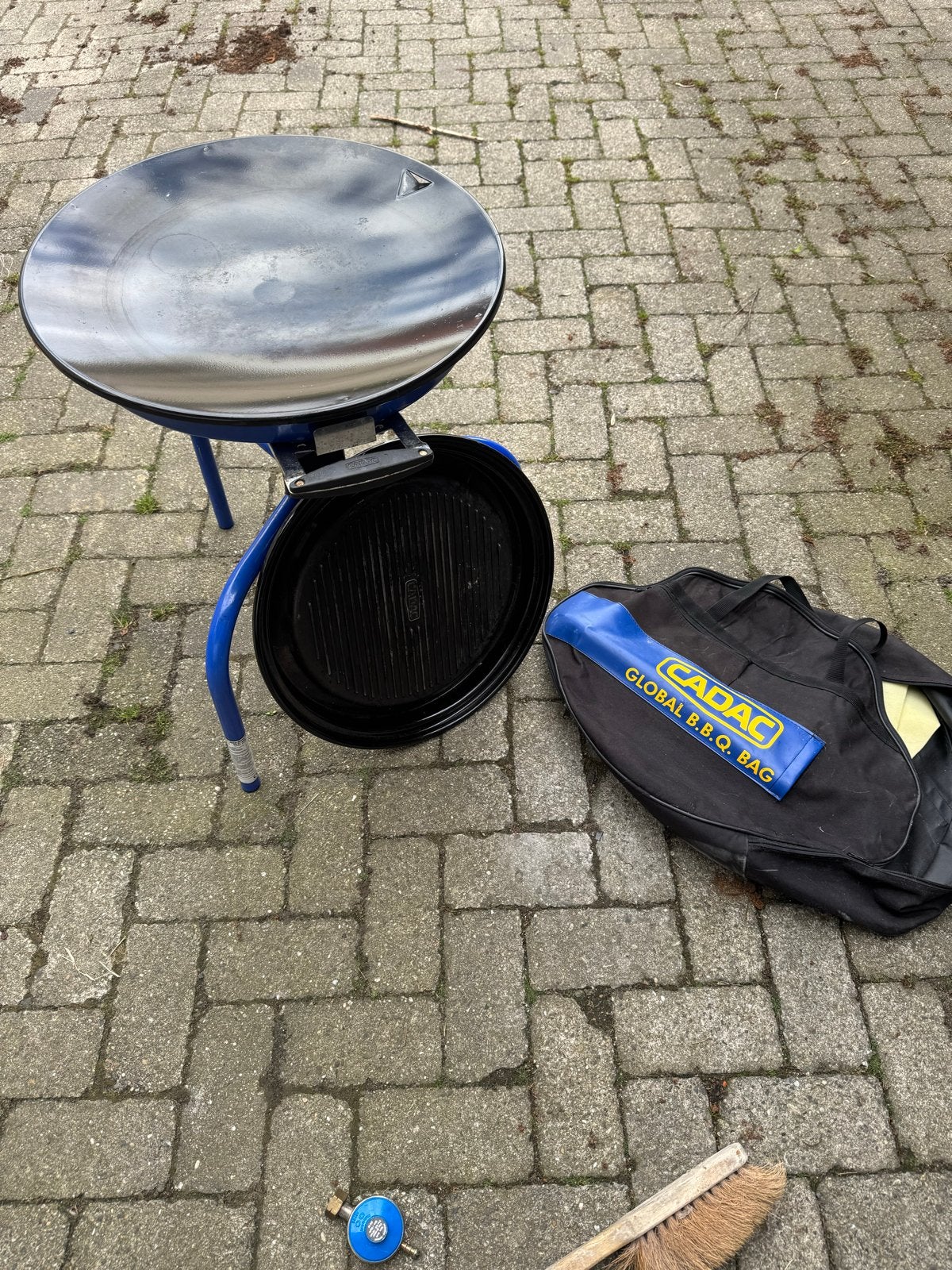 Cadac Global BBQ met grillplaat en paella pan, Ophalen of Verzenden, Gebruikt