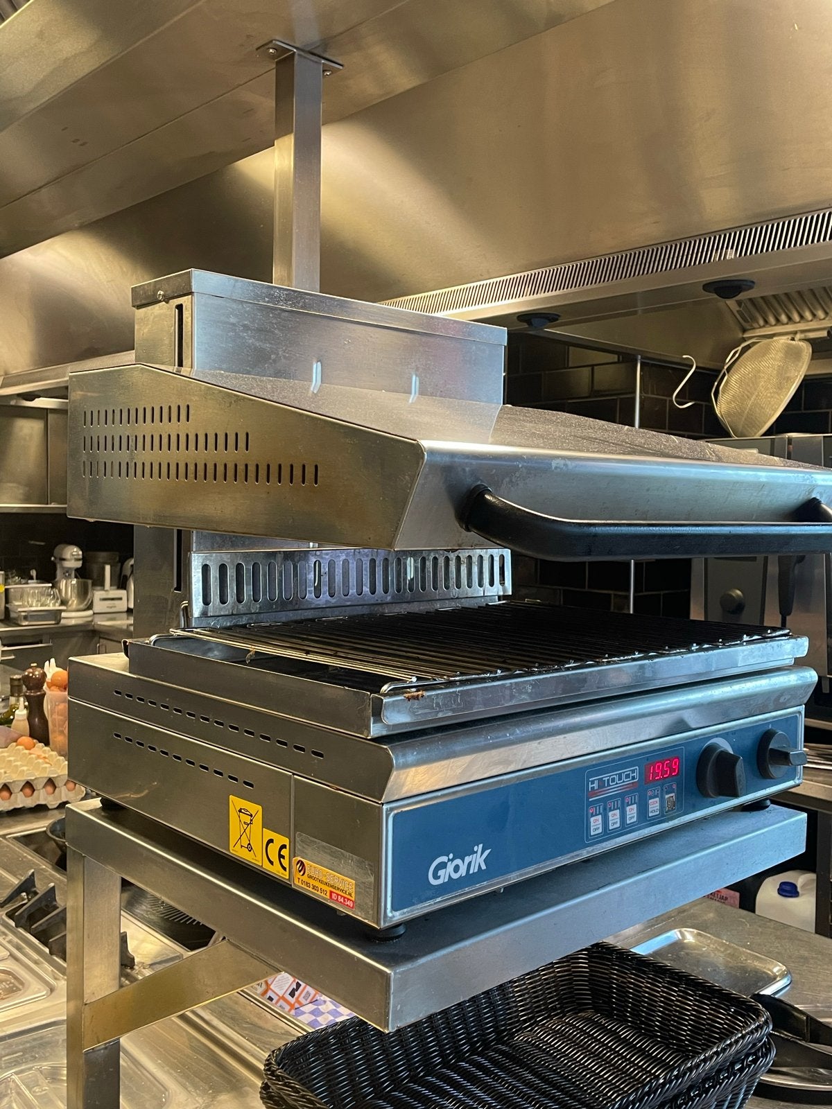 Giorik Salamander Contactgrill 380V - Professionele Horeca G, Ophalen of Verzenden, Gebruikt