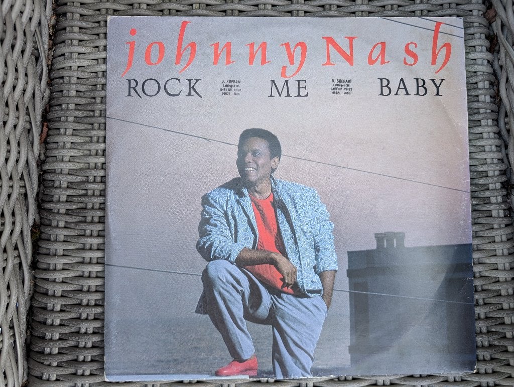Maxi single - Johnny Nash - Rock me baby, Ophalen of Verzenden, Zo goed als nieuw, R&B en Soul