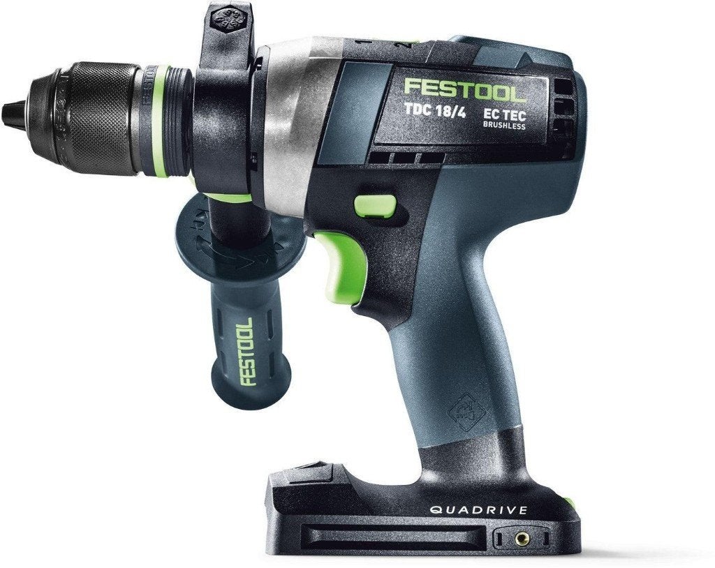 Festool TPC 18/4 QUADRIVE (Body + Haakse Kop) - ZGAN, 600 watt of meer, Variabele snelheid, Ophalen of Verzenden, Zo goed als nieuw