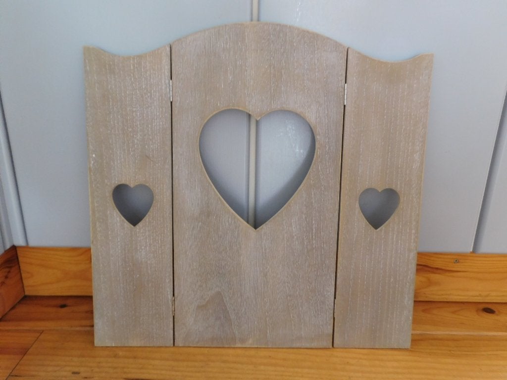 Raamscherm 3 delig 59x59 cm. Hout, Huis en Inrichting, Ophalen of Verzenden, Zo goed als nieuw, Bruin, Vintage