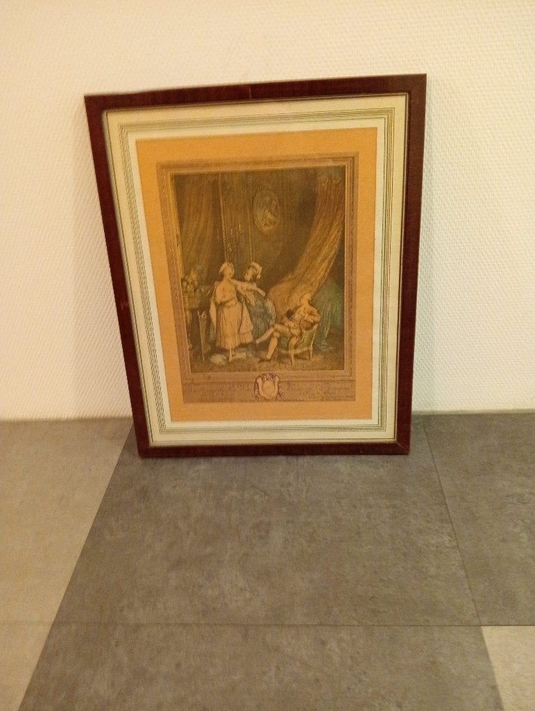 Lijst met glas:54x43cm, Ophalen