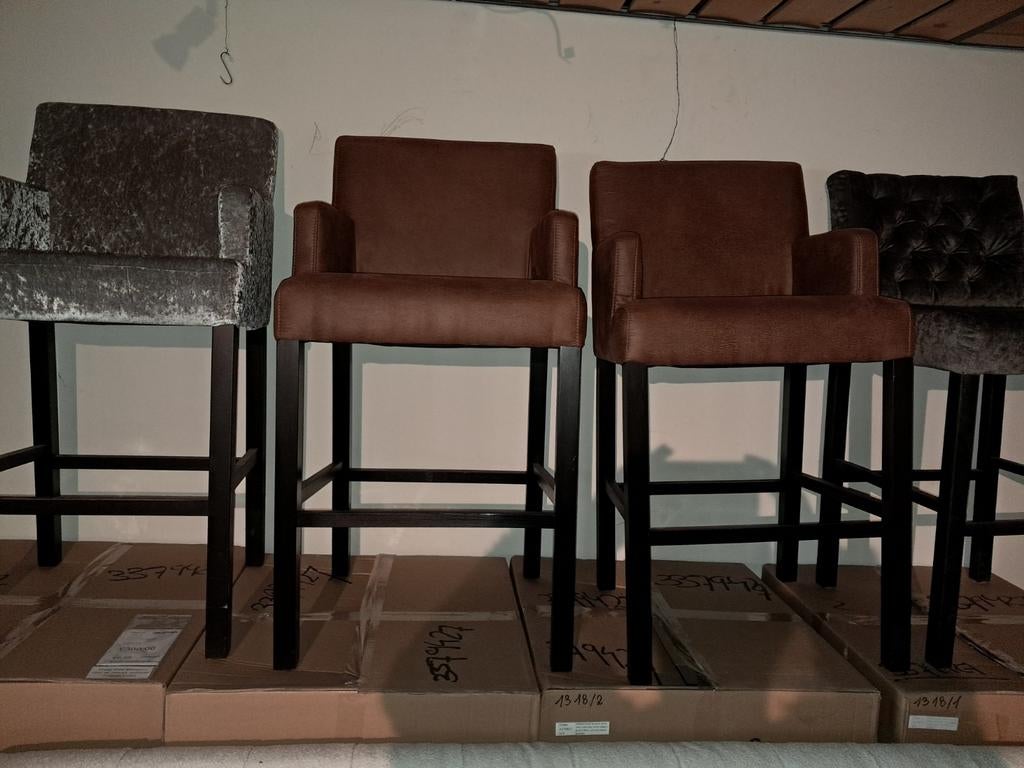 Diverse Barkrukken VAN €340 VOOR €89, Huis en Inrichting, Barkrukken, 5 krukken of meer, Ophalen, Gebruikt, 60 tot 90 cm