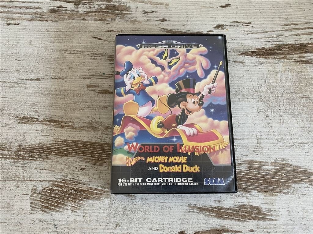 Sega mega drive world of illusion mickey mouse donald duck [, Spelcomputers en Games, Games | Sega, Avontuur en Actie, Verzenden