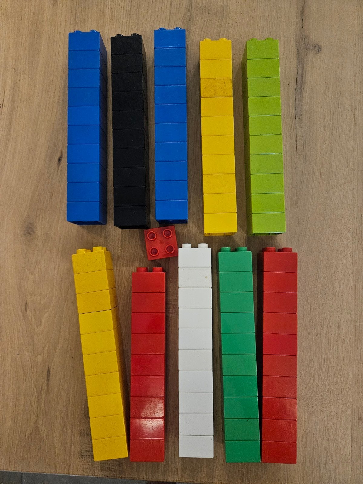 Duplo 3437 blokjes 2x2 in 7 kleuren, Kinderen en Baby's, Speelgoed | Duplo en Lego, Ophalen of Verzenden, Duplo