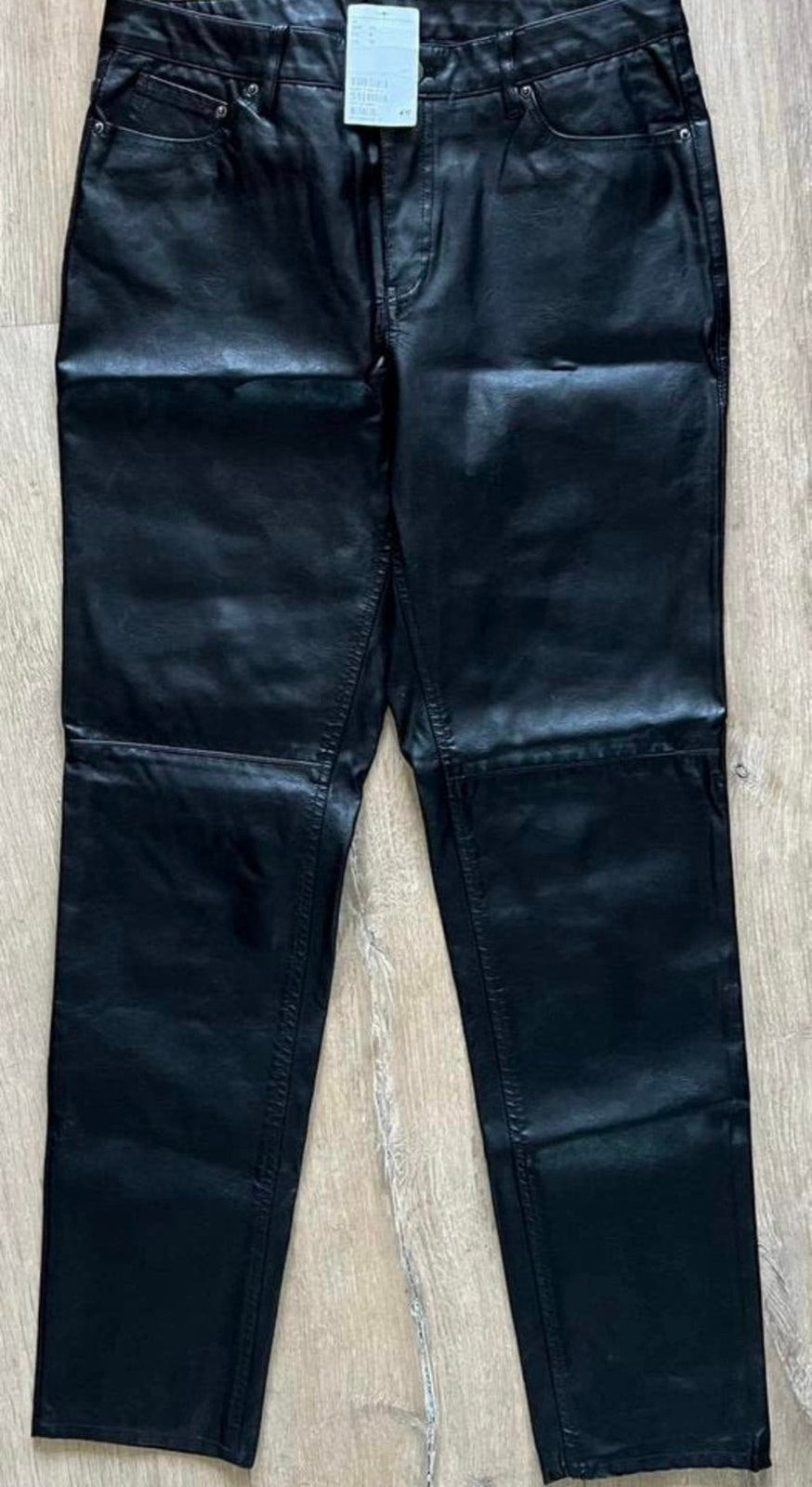 Skai-leren broek HM Maat s/m nieuw!, Ophalen of Verzenden, Nieuw