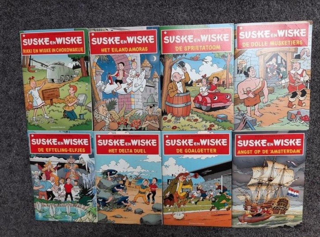 Suske en Wiske
Klein formaat, speciale uitgave
Deel 1 tot 8, Eén stripboek, Ophalen of Verzenden, Nieuw