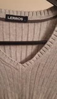Nog als nieuw LERROS Trui Gilet Spencer slipover Grijs l, Verzenden, Zo goed als nieuw, Maat 52/54 (L), Grijs