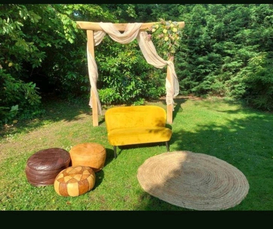 Natuurlijke eiken backdrop huwelijk bruiloft decoratie, Ophalen of Verzenden, Zo goed als nieuw, Bruin, Eén