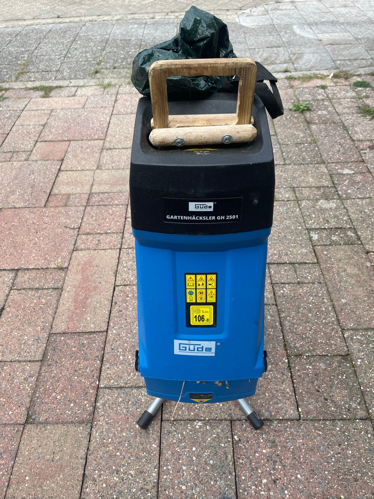 Güde GH 2501 Elektrische Hakselaar, Ophalen, Gebruikt, Elektrisch, Met opvangzak