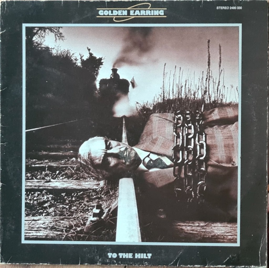 GOLDEN EARRING - To the hilt ( LP ), Cd's en Dvd's, Vinyl | Rock, LP, Inclusief binnenhoes, Ophalen of Verzenden, Zo goed als nieuw