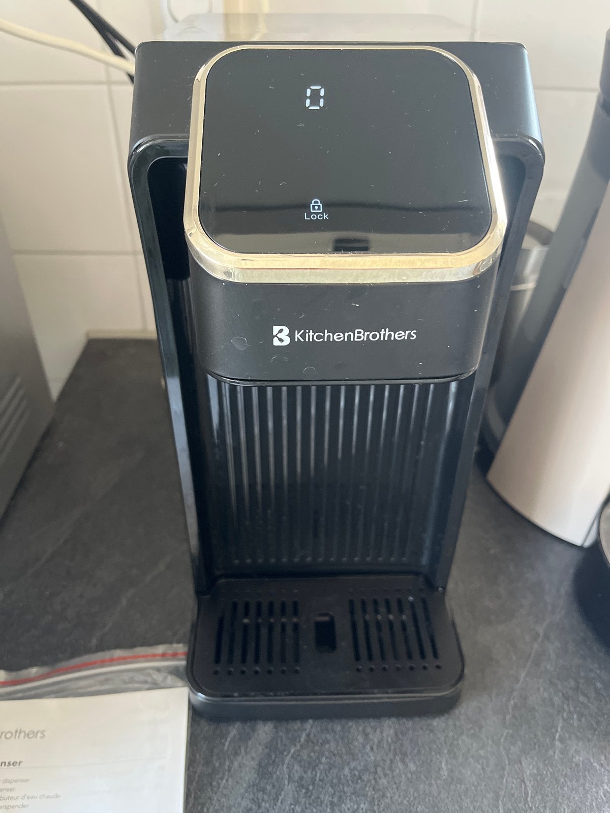 KitchenBrothers Heetwaterdispenser - 2.7L - Instant Waterkok, 2 liter of meer, Ophalen, Zo goed als nieuw