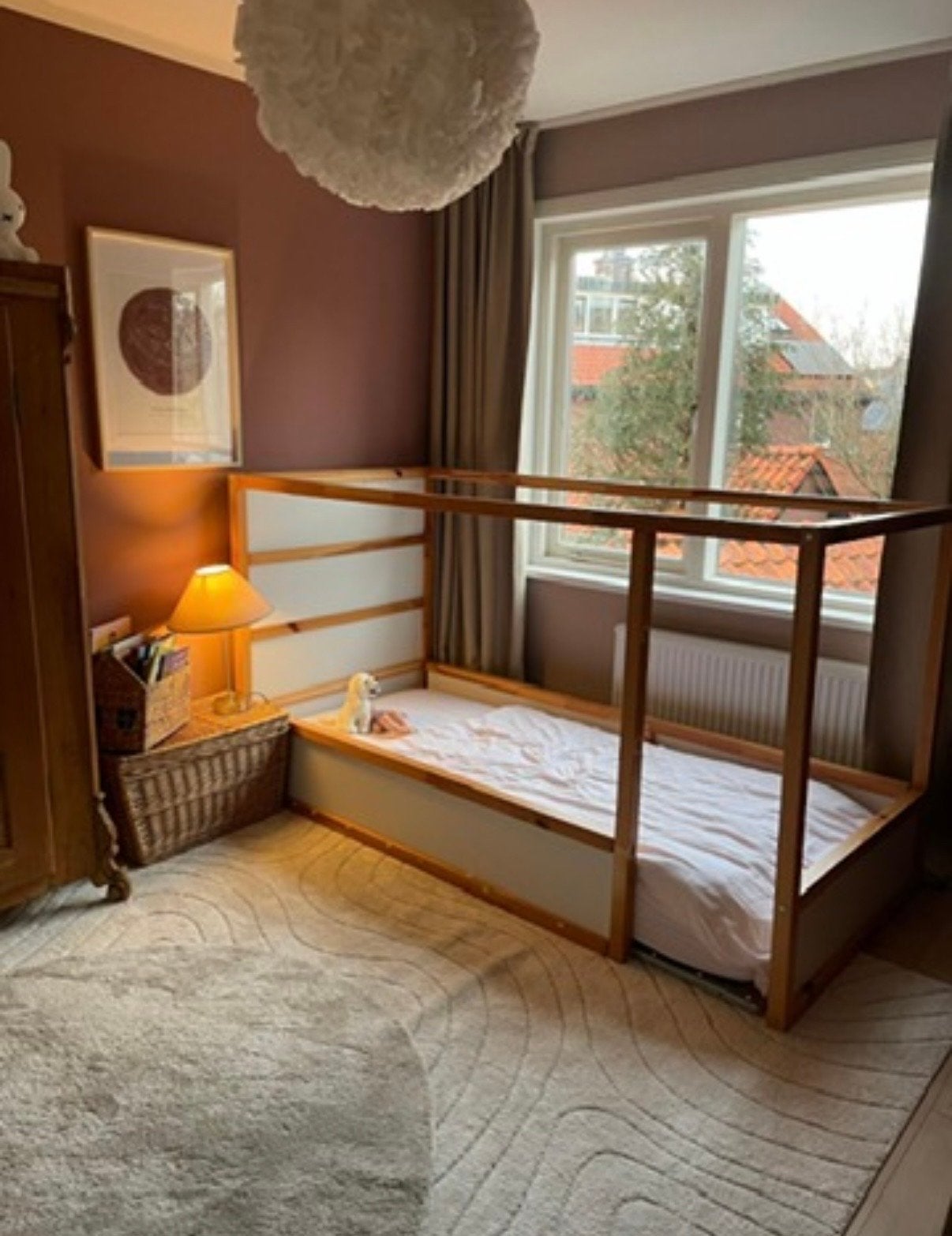 Ikea kura bed, Ophalen, Gebruikt, 90 cm, Eenpersoons