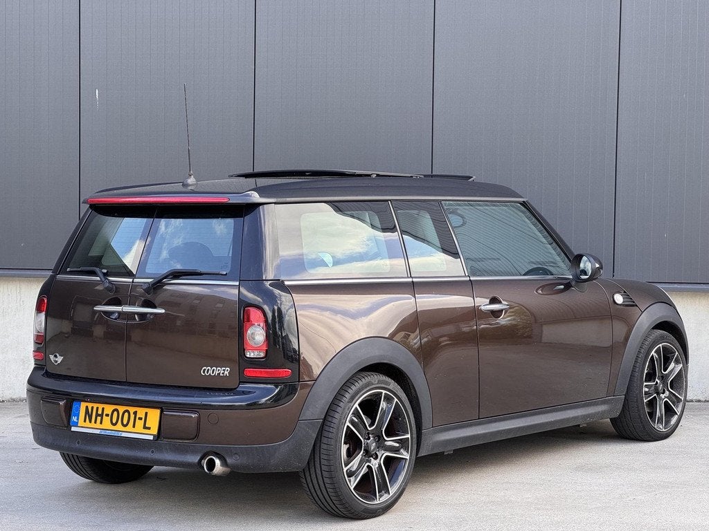 MINI Clubman 1.6 Leder Stoelverwarming, Auto's, Mini, Voorwielaandrijving, Gebruikt, 4 cilinders, Bruin
