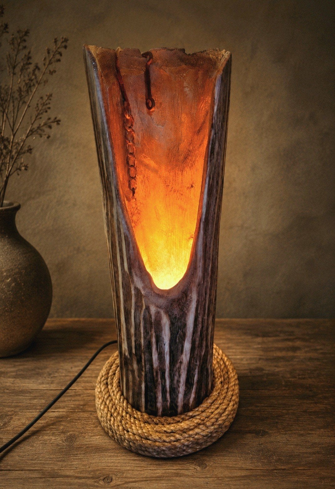 Boomstam-lamp

51cm x 20cm
Boomstam-lamp E35.-

51cm x, Overige merken, Met schakelaar, 51 cm, Landelijk