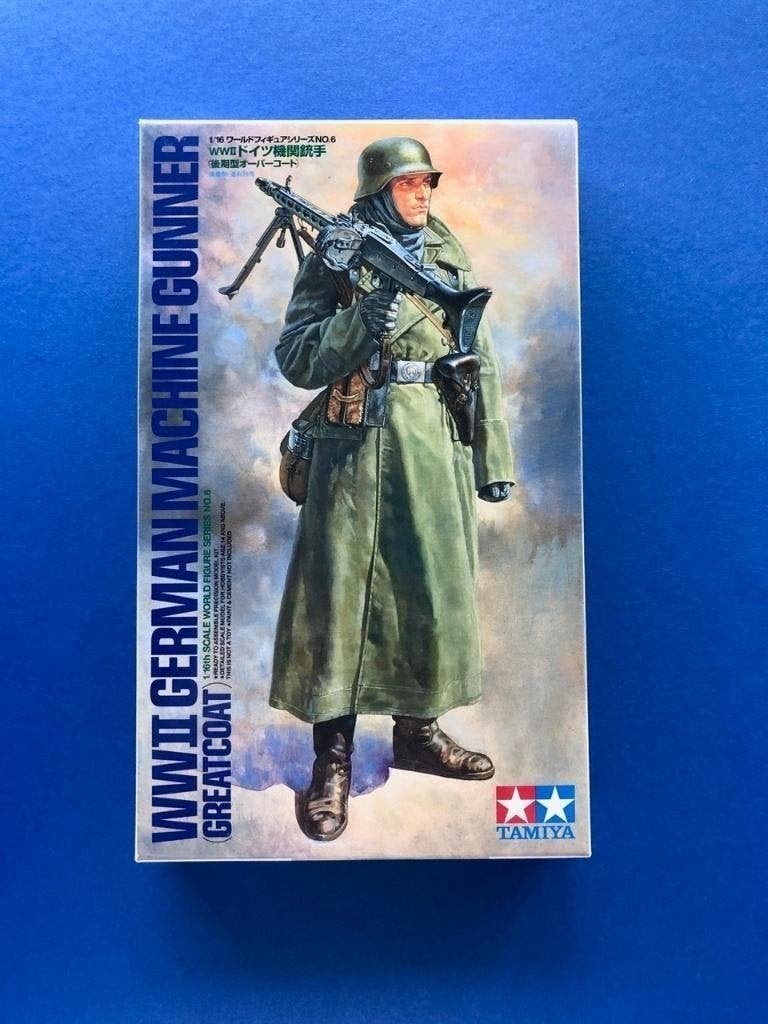Tamiya	36306	GERMAN MACHINEGUNNER (GREATCOAT)	1/16, Verzenden, Nieuw, 1:35 tot 1:50
