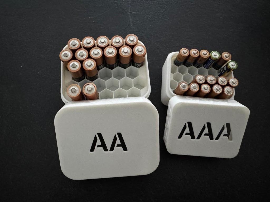 Batterij Opbergdoosjes - AA & AAA, Ophalen of Verzenden, Nieuw