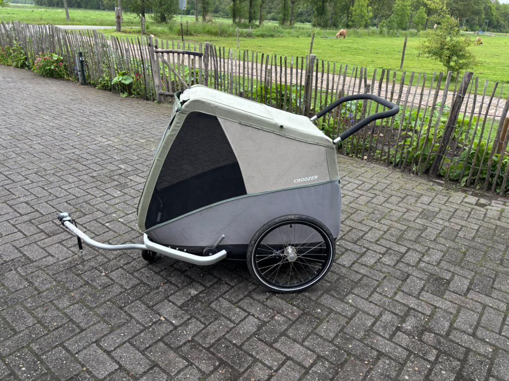 Croozer Bruuno hondenfietskar tot 45kg., Fietsen en Brommers, Ophalen, Gebruikt, Hondenkar