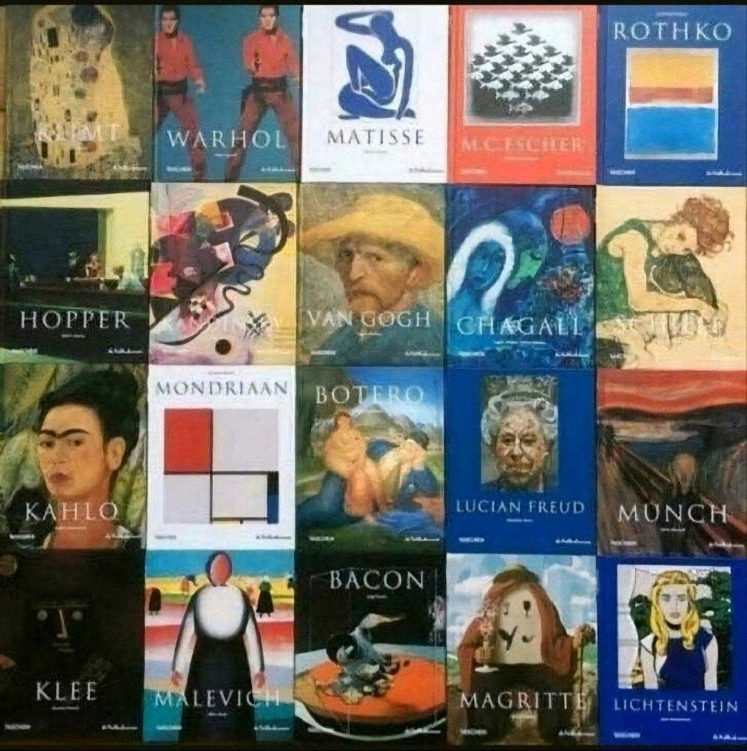 Moderne Meesters 20-delig COMPLEET! Taschen hardcover, Boeken, Ophalen of Verzenden, Zo goed als nieuw