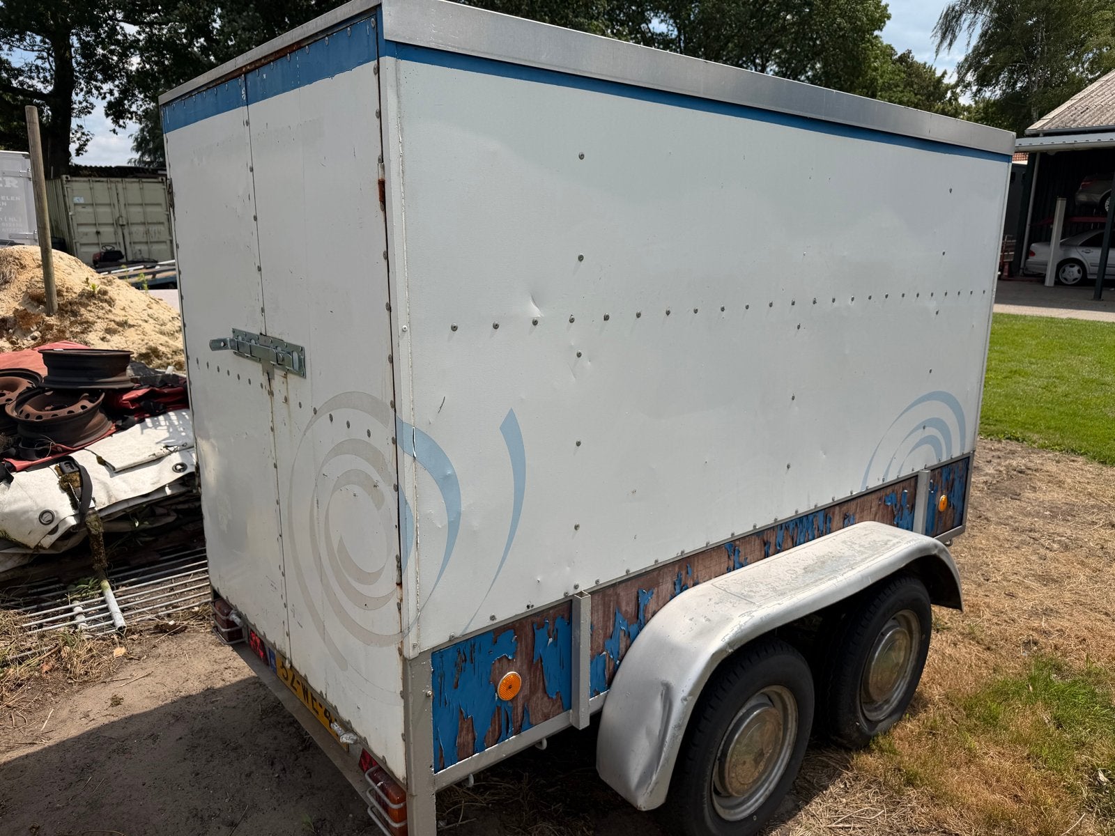 Gesloten aanhangwagen - Ideaal voor transport, Auto diversen, Aanhangers en Bagagewagens, Ophalen, Gebruikt