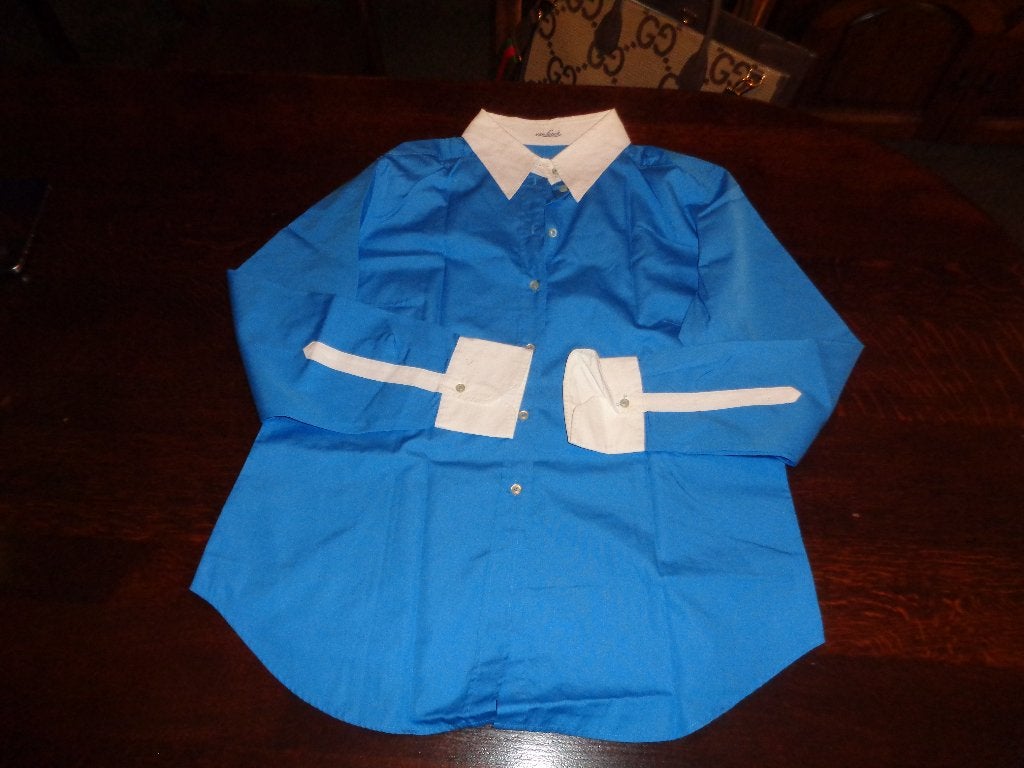 VAN LAACK blauwe blouse, Maat 42/44 (L), Nieuw, VAN LAACK, Verzenden