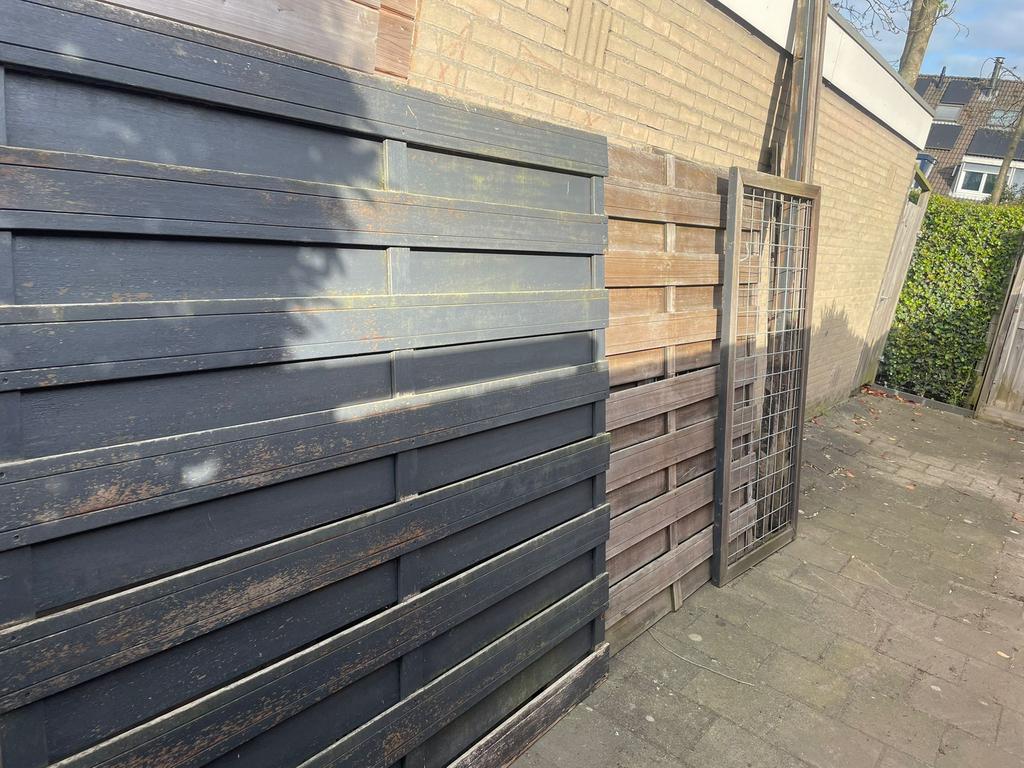 Schuttingen gratis afhalen vandaag!, Tuin en Terras, Schuttingen, 1 tot 2 meter, Minder dan 3 meter, Ophalen of Verzenden, Zo goed als nieuw
