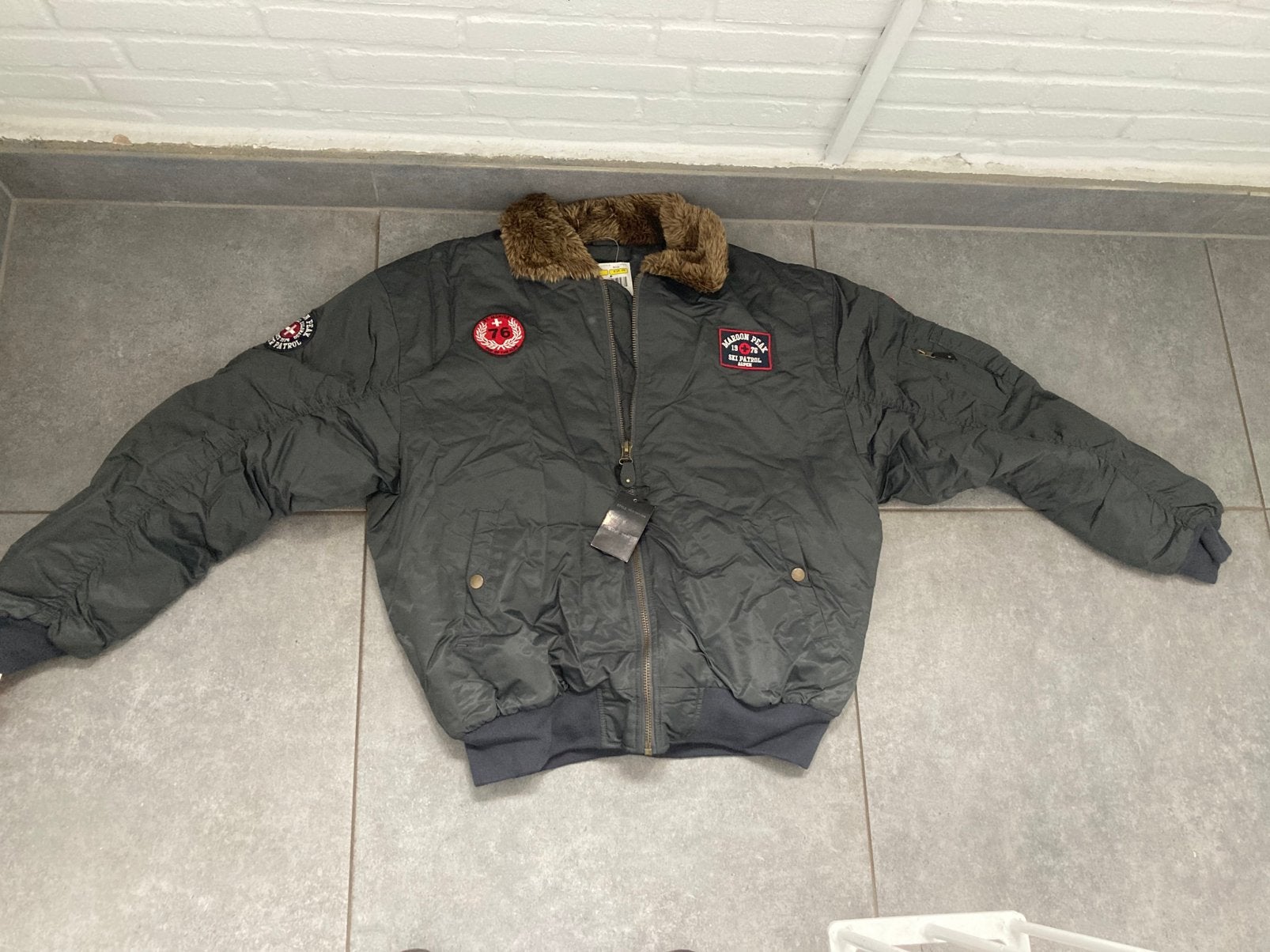 Bomberjack, Kleding | Heren, Ophalen of Verzenden, Nieuw, Maat 56/58 (XL), Grijs