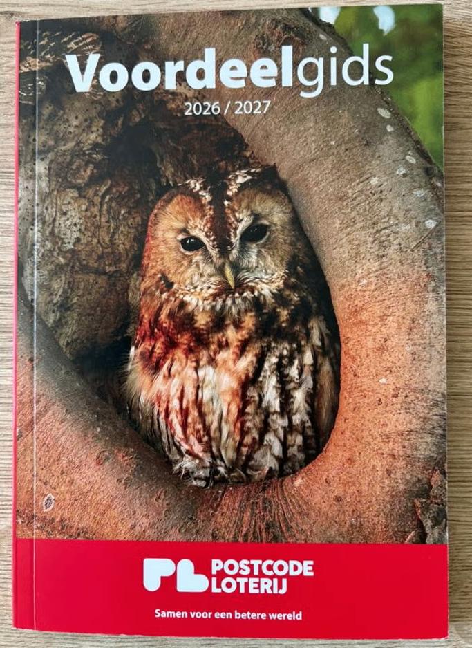 POSTCODE LOTERIJ VOORDEELGIDS 2026  -  2027 GRATIS!, Drie personen of meer, Kortingsbon