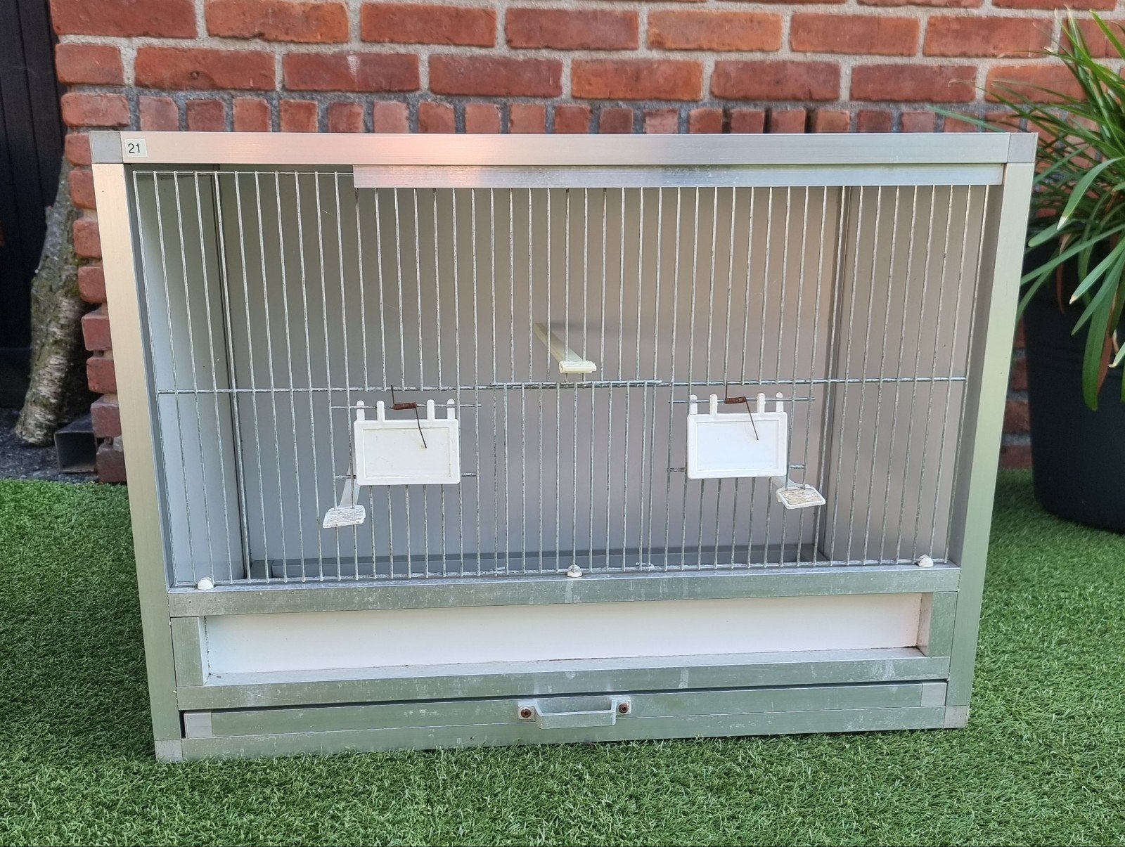 kooi, Dieren en Toebehoren, Vogels | Hokken en Kooien, Ophalen, Aluminium, Broedkooi of Kweekkooi