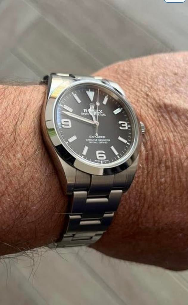 Rolex Explorer 214270 MK2, Sieraden, Tassen en Uiterlijk, Horloges | Heren, Ophalen, Zo goed als nieuw, Staal, Rolex