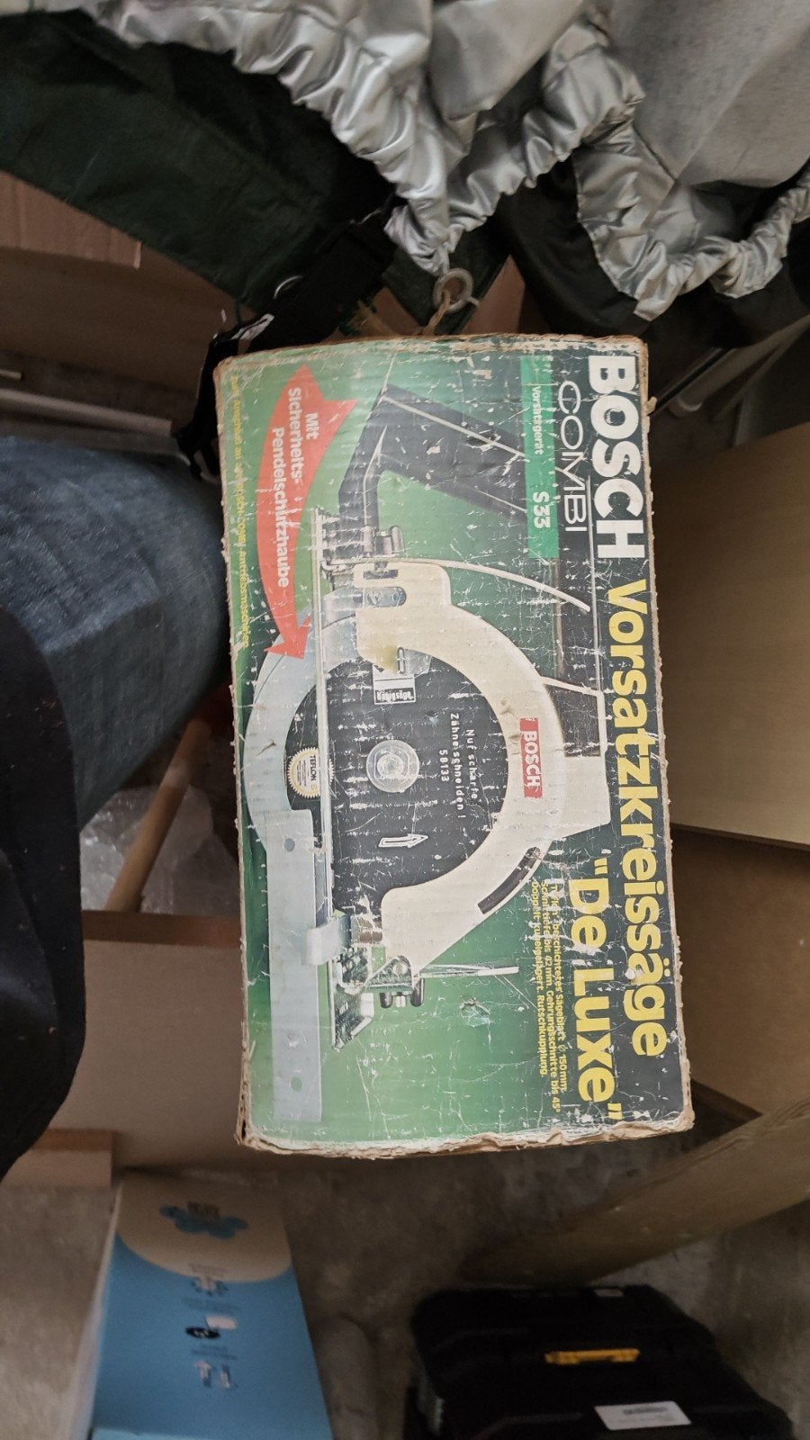 Bosch Combi Vorsatzkreissäge "De Luxe" S33, Gebruikt, Cirkelzaag, Ophalen of Verzenden, 30 tot 70 mm