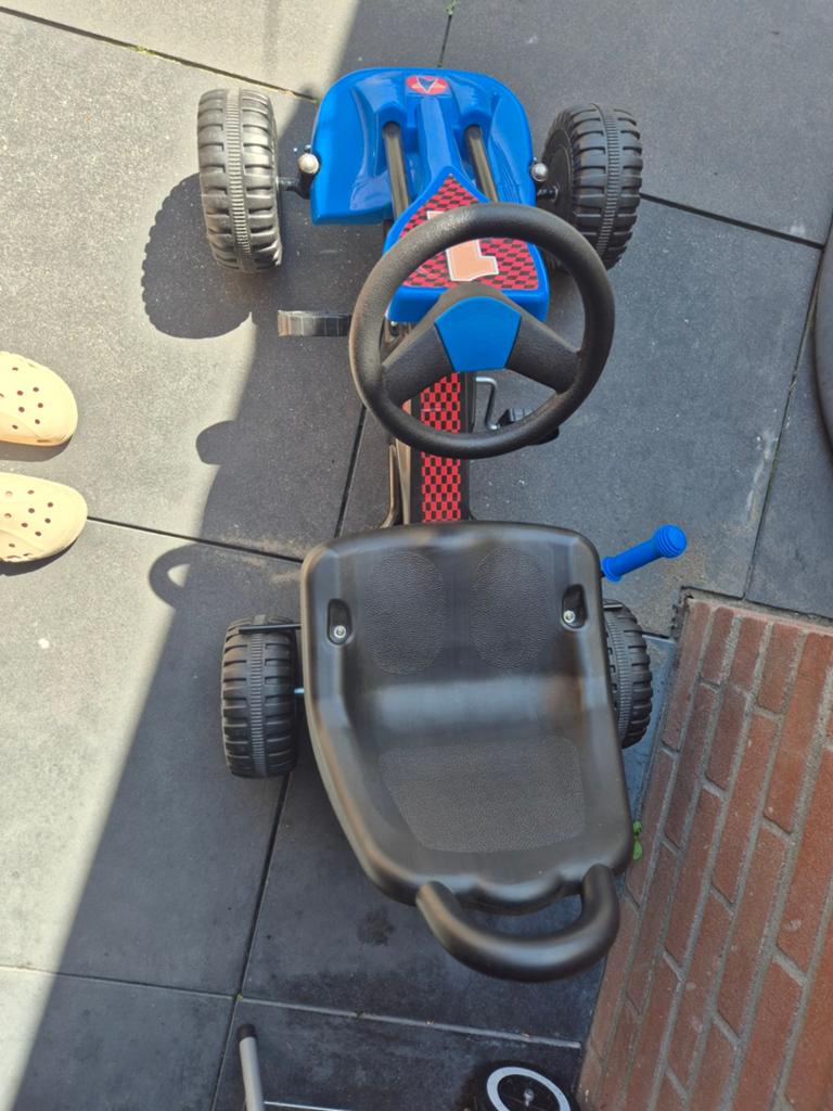 ZGAN Skelter Go-Kart met handrem en verstelbare zitting, Kinderen en Baby's, Speelgoed | Buiten | Skelters, Ophalen, Overige merken