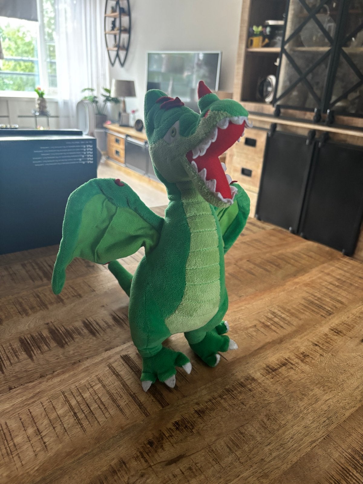 Efteling Draak knuffel - Joris en de Draak, Groen, Dinosaurus, Ophalen of Verzenden, Zo goed als nieuw