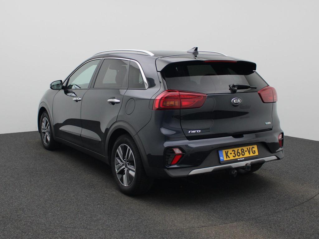 Kia Niro 1.6 GDi Hybrid DynamicPlusLine | Automaat | Lederen, Auto's, Kia, 12 maanden, Gebruikt, Euro 6, Blauw