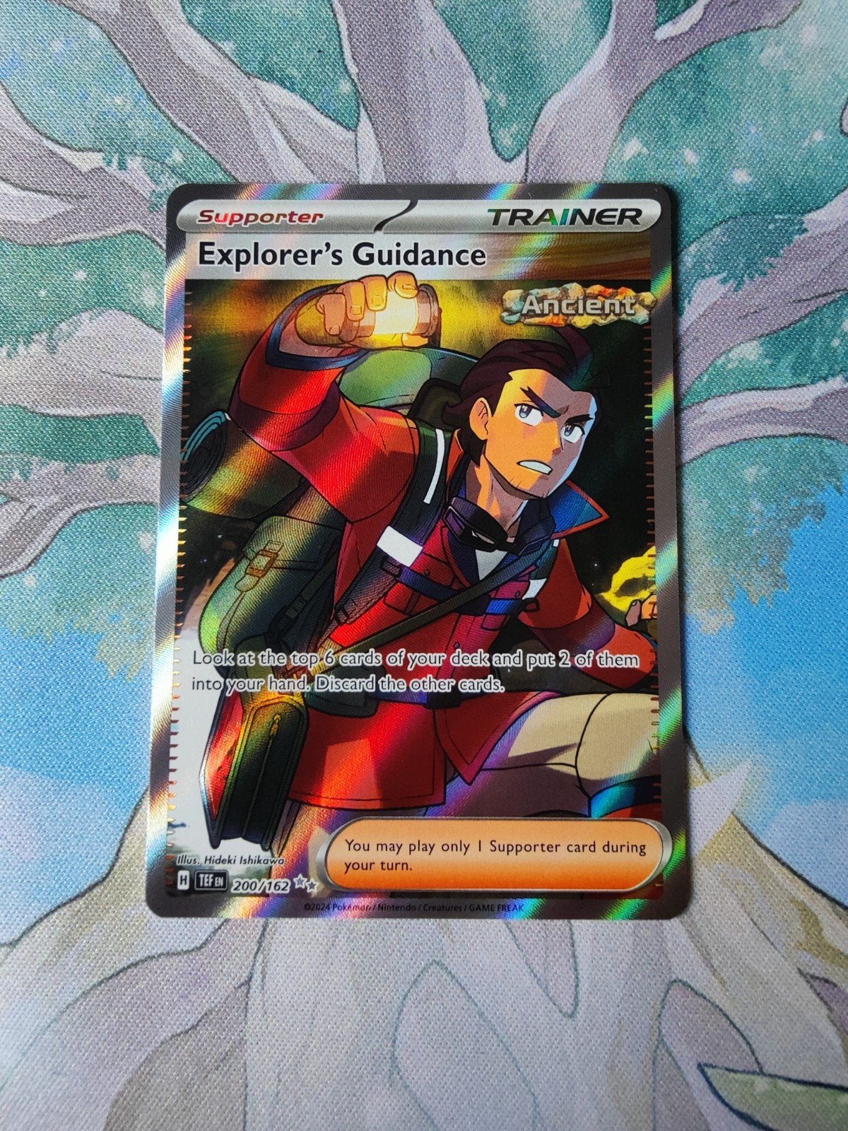 Pokemon temporal forces explorer's guidance 200/162, Ophalen of Verzenden, Nieuw, Losse kaart, Foil