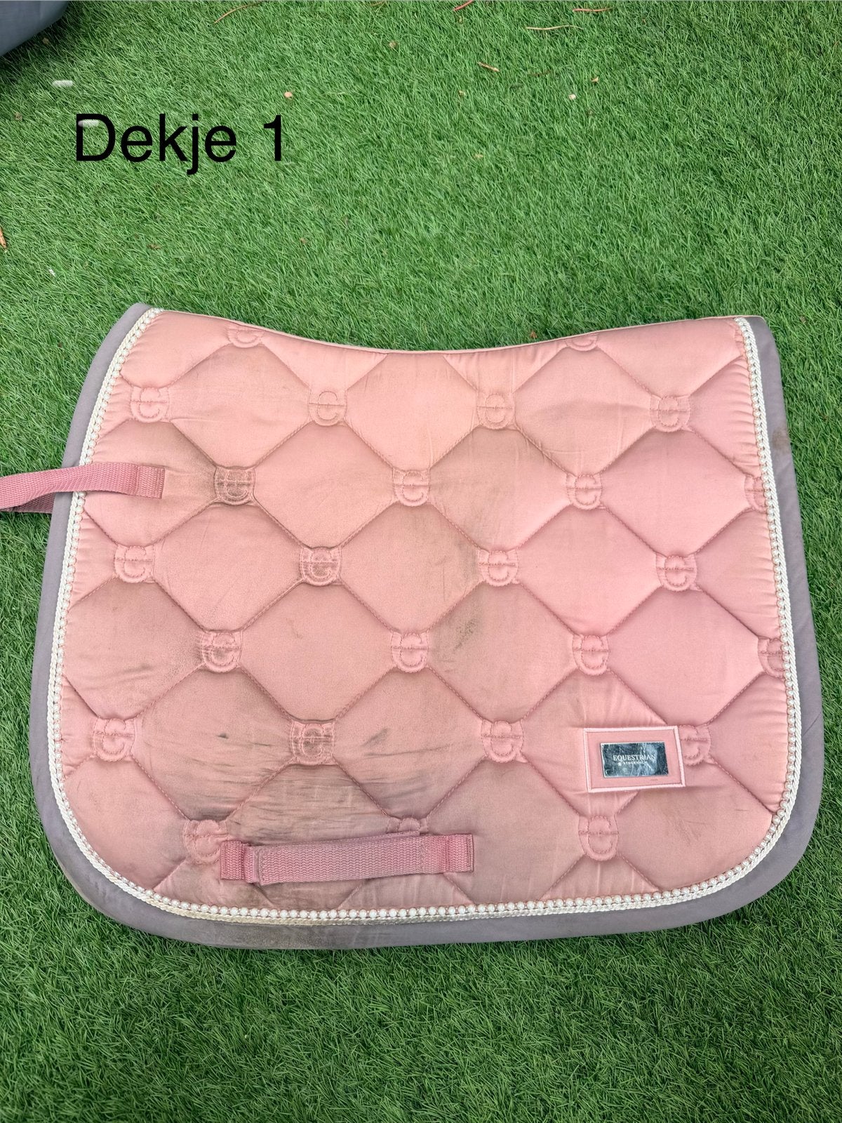 Dekje Equestrian Stockholm, cob, Dieren en Toebehoren, Gebruikt, Dressuurdekje, Cob (M), Equestrian Stockholm