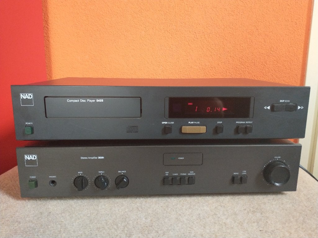 Nad 3020i (Serviced) & NAD 5425 (CD), Audio, Tv en Foto, Stereo-sets, Ophalen of Verzenden, Zo goed als nieuw, Cd-speler, Overige merken
