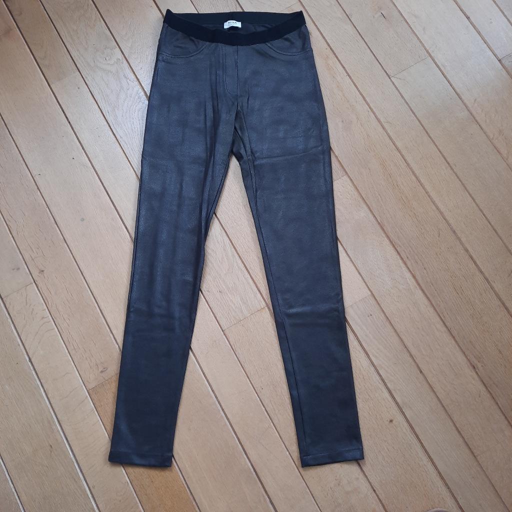 ANNA legging zwart 'leer' look maat M - nieuw -, Legging, Anna, Zwart, Nieuw