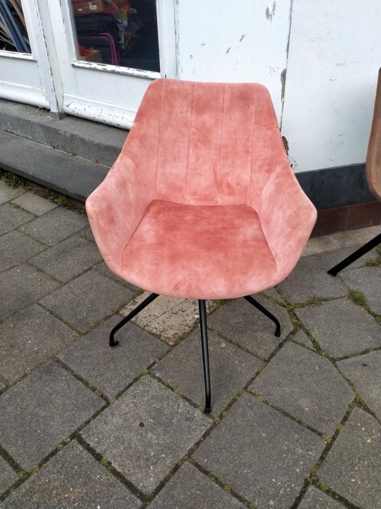 Leren draaistoel, Ophalen of Verzenden, Zo goed als nieuw, Bruin, Eén