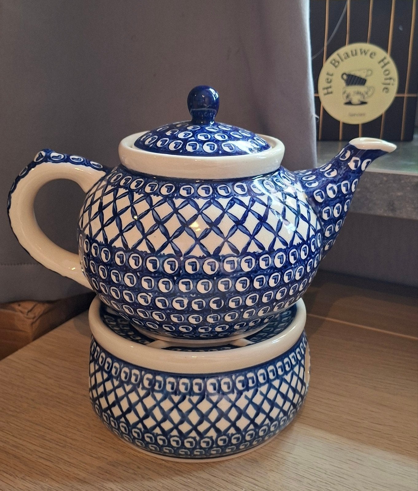 Bunzlau Castle theepot en theestoof - 1300 ml, Gebruikt, ., Keramiek, Ophalen of Verzenden