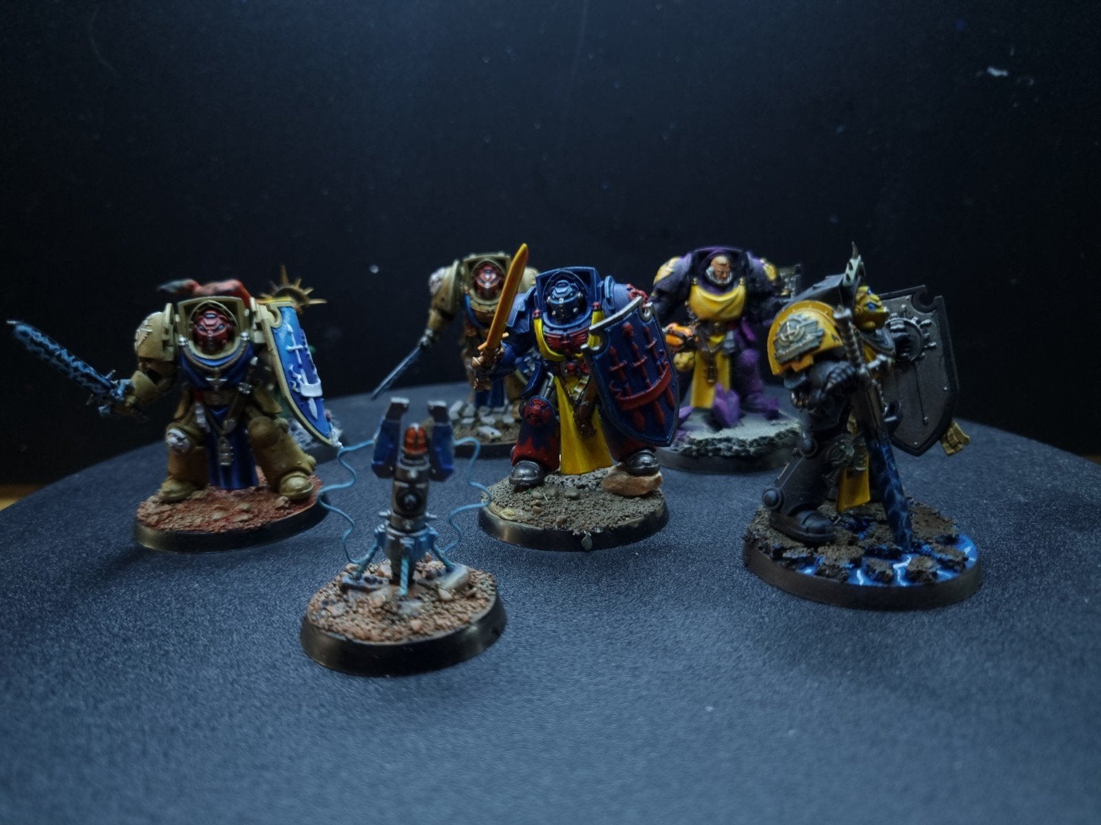 Warhammer 40K Dark Angels: Deathwing Knights (Geverfd), Ophalen of Verzenden, Warhammer 40000, Geverfd