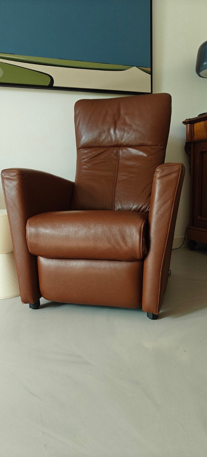 Prominent Relax & Sta-op stoel, Huis en Inrichting, Ophalen, Modern, Comfort, Zo goed als nieuw, 75 tot 100 cm