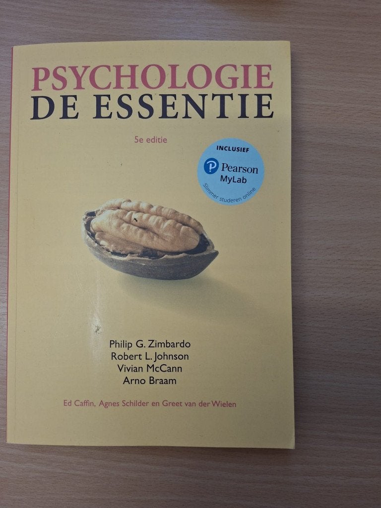 Psychologie de essentie 5e editie, Ophalen, Zo goed als nieuw, Philip G. Zimbardo, Robert L. Johnson, Vivian McCann, Nederlands