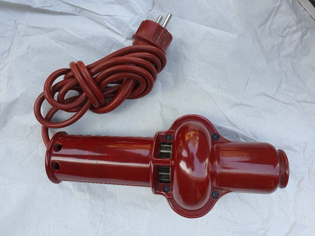 Retro vintage art deco bakelieten föhn - Siemens EDI, Ophalen of Verzenden