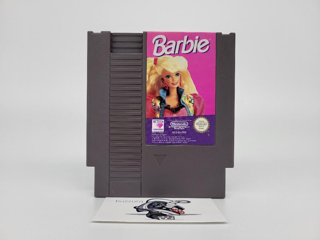 Barbie - Nintendo NES Cartridge - FRA PAL B, Spelcomputers en Games, Games | Nintendo NES, Avontuur en Actie, Gebruikt, 1 speler